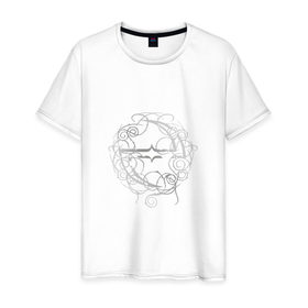 Мужская футболка хлопок с принтом Evanescence , 100% хлопок | прямой крой, круглый вырез горловины, длина до линии бедер, слегка спущенное плечо. | 