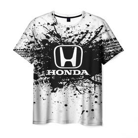 Мужская футболка 3D с принтом Honda , 100% полиэфир | прямой крой, круглый вырез горловины, длина до линии бедер | Тематика изображения на принте: auto | automobile | car | carbon | honda | machine | motor | motor car | sport car | автомашина | бренд | легковой автомобиль | марка | спортивный автомобиль | тачка | хонда