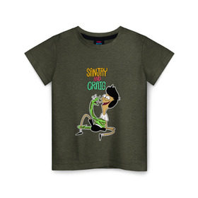 Детская футболка хлопок с принтом Санджей и Крейг , 100% хлопок | круглый вырез горловины, полуприлегающий силуэт, длина до линии бедер | sanjay and craig | крейг | мультфильм | санджей