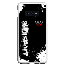 Чехол для Samsung S10E с принтом AUDI SPORT , Силикон | Область печати: задняя сторона чехла, без боковых панелей | audi | auto | авто | автомобиль | автомобильные | ауди | бренд | марка | машины | спорт