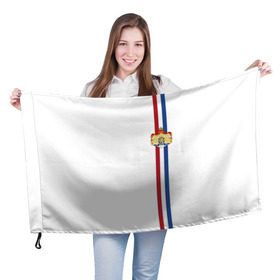 Флаг 3D с принтом Нидерланды, лента с гербом , 100% полиэстер | плотность ткани — 95 г/м2, размер — 67 х 109 см. Принт наносится с одной стороны | nederland | амстердам | гаага | галандия | галландия | герб | голандия | голландия | государство | знак | надпись | нидерланды | патриот | полосы | роттердам | символ | страна | флаг | флага | цвета