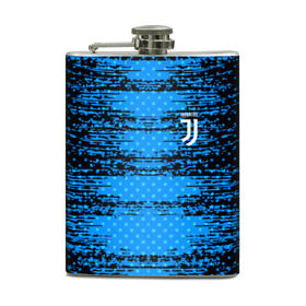 Фляга с принтом Juventus sport uniform , металлический корпус | емкость 0,22 л, размер 125 х 94 мм. Виниловая наклейка запечатывается полностью | 