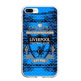 Чехол для iPhone 7Plus/8 Plus матовый с принтом Liverpool sport uniform , Силикон | Область печати: задняя сторона чехла, без боковых панелей | football | soccer | ливерпуль