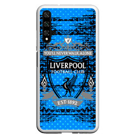 Чехол для Honor 20 с принтом Liverpool sport uniform , Силикон | Область печати: задняя сторона чехла, без боковых панелей | football | soccer | ливерпуль