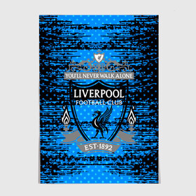 Постер с принтом Liverpool sport uniform , 100% бумага
 | бумага, плотность 150 мг. Матовая, но за счет высокого коэффициента гладкости имеет небольшой блеск и дает на свету блики, но в отличии от глянцевой бумаги не покрыта лаком | football | soccer | ливерпуль