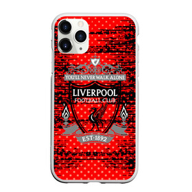 Чехол для iPhone 11 Pro Max матовый с принтом Liverpool sport uniform , Силикон |  | football | soccer | ливерпуль