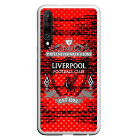 Чехол для Honor P30 с принтом Liverpool sport uniform , Силикон | Область печати: задняя сторона чехла, без боковых панелей | football | soccer | ливерпуль