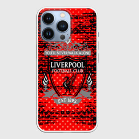 Чехол для iPhone 13 Pro с принтом Liverpool sport uniform ,  |  | football | soccer | ливерпуль