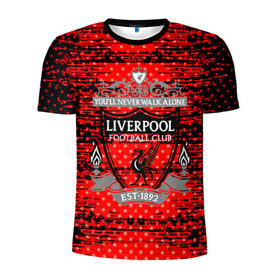 Мужская футболка 3D спортивная с принтом Liverpool sport uniform , 100% полиэстер с улучшенными характеристиками | приталенный силуэт, круглая горловина, широкие плечи, сужается к линии бедра | Тематика изображения на принте: football | soccer | ливерпуль