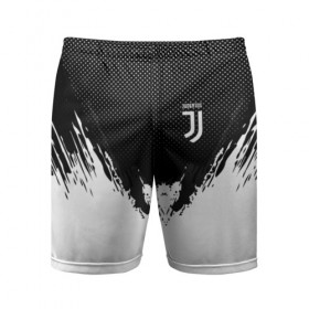 Мужские шорты 3D спортивные с принтом Juventus black 2018 ,  |  | 