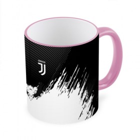 Кружка 3D с принтом Juventus black 2018 , керамика | ёмкость 330 мл | Тематика изображения на принте: 