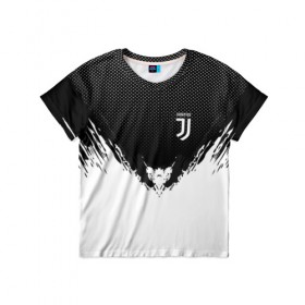Детская футболка 3D с принтом Juventus black 2018 , 100% гипоаллергенный полиэфир | прямой крой, круглый вырез горловины, длина до линии бедер, чуть спущенное плечо, ткань немного тянется | Тематика изображения на принте: 