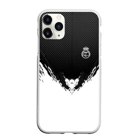 Чехол для iPhone 11 Pro Max матовый с принтом Real Madrid black 2018 , Силикон |  | Тематика изображения на принте: football | soccer | реал мадрид