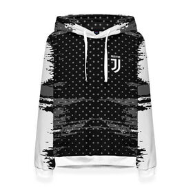 Женская толстовка 3D с принтом Juventus abstract collection , 100% полиэстер  | двухслойный капюшон со шнурком для регулировки, мягкие манжеты на рукавах и по низу толстовки, спереди карман-кенгуру с мягким внутренним слоем. | Тематика изображения на принте: football | soccer | ювентус