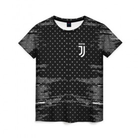 Женская футболка 3D с принтом Juventus abstract collection , 100% полиэфир ( синтетическое хлопкоподобное полотно) | прямой крой, круглый вырез горловины, длина до линии бедер | football | soccer | ювентус