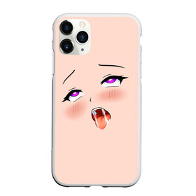 Чехол для iPhone 11 Pro Max матовый с принтом Ahegao Face , Силикон |  | 