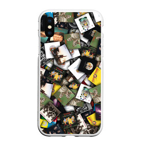 Чехол для iPhone XS Max матовый с принтом Queen Дискография , Силикон | Область печати: задняя сторона чехла, без боковых панелей | freddie mercury | альбом | квин | куин | обложка | паттерн | рок | фредди меркьюри