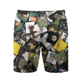 Мужские шорты 3D спортивные с принтом Queen. Дискография ,  |  | Тематика изображения на принте: freddie mercury | альбом | квин | куин | обложка | паттерн | рок | фредди меркьюри