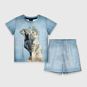 Детский костюм с шортами 3D с принтом Райан Гослинг_11 ,  |  | ryan gosling | актер | райан гослинг