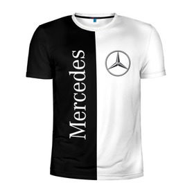 Мужская футболка 3D спортивная с принтом Mercedes , 100% полиэстер с улучшенными характеристиками | приталенный силуэт, круглая горловина, широкие плечи, сужается к линии бедра | benz | mercedes | авто | автомобиль | бенз | мерседес