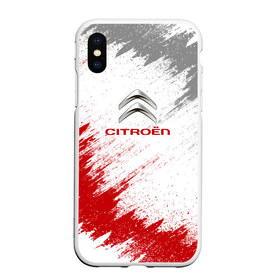 Чехол для iPhone XS Max матовый с принтом Citroen , Силикон | Область печати: задняя сторона чехла, без боковых панелей | auto | car | citroen | race | авто | гонки | краска | краски | марка | машина | ситроен