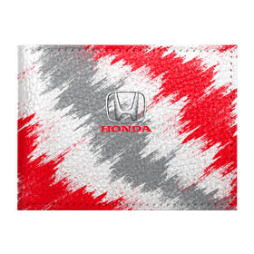 Обложка для студенческого билета с принтом Honda , натуральная кожа | Размер: 11*8 см; Печать на всей внешней стороне | auto | car | honda | race | авто | гонки | краска | краски | марка | машина | хонда