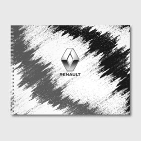 Альбом для рисования с принтом Renault , 100% бумага
 | матовая бумага, плотность 200 мг. | Тематика изображения на принте: auto | car | race | renault | авто | гонки | краска | краски | марка | машина | рено