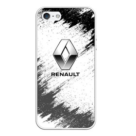 Чехол для iPhone 5/5S матовый с принтом Renault , Силикон | Область печати: задняя сторона чехла, без боковых панелей | Тематика изображения на принте: auto | car | race | renault | авто | гонки | краска | краски | марка | машина | рено