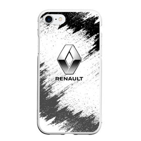 Чехол для iPhone 7/8 матовый с принтом Renault , Силикон | Область печати: задняя сторона чехла, без боковых панелей | auto | car | race | renault | авто | гонки | краска | краски | марка | машина | рено