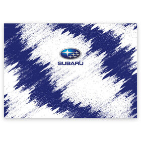 Поздравительная открытка с принтом Subaru , 100% бумага | плотность бумаги 280 г/м2, матовая, на обратной стороне линовка и место для марки
 | auto | car | race | subaru | авто | гонки | краска | краски | марка | машина | субару