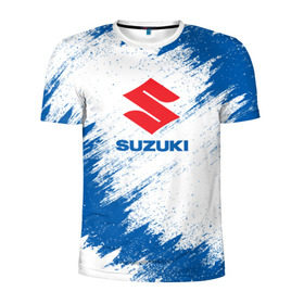 Мужская футболка 3D спортивная с принтом Suzuki , 100% полиэстер с улучшенными характеристиками | приталенный силуэт, круглая горловина, широкие плечи, сужается к линии бедра | Тематика изображения на принте: auto | car | race | suzuki | авто | гонки | краска | краски | марка | машина | сузуки
