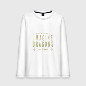 Мужской лонгслив хлопок с принтом Imagine Dragons , 100% хлопок |  | dragons | imagine | бэн макки | драгонс | дэн платцман | дэн рейнольдс | имеджин | уэйн сермон