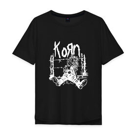 Мужская футболка хлопок Oversize с принтом Korn , 100% хлопок | свободный крой, круглый ворот, “спинка” длиннее передней части | korn | koяn | альтернативный | арвизу | гранж | грув | группа | дэвис | корн | коян | лузье | манки | метал | музыка | нюметал | панк | песни | рок | уэлч | филди | филипп | хэд | череп | шаффер