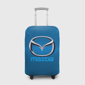 Чехол для чемодана 3D с принтом Mazda SPORT , 86% полиэфир, 14% спандекс | двустороннее нанесение принта, прорези для ручек и колес | Тематика изображения на принте: 