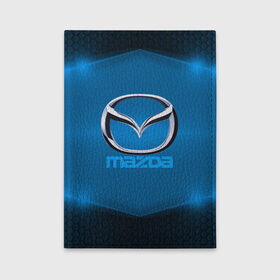 Обложка для автодокументов с принтом Mazda SPORT , натуральная кожа |  размер 19,9*13 см; внутри 4 больших “конверта” для документов и один маленький отдел — туда идеально встанут права | 