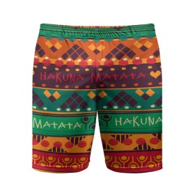 Мужские шорты 3D спортивные с принтом Hakuna Matata ,  |  | geometry | pattern | symbol | world | геометрия | народный | орнамент | символы | узор | этника | этнический