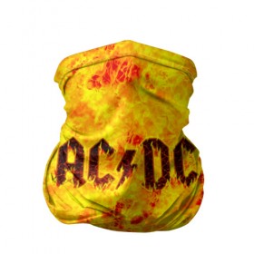 Бандана-труба 3D с принтом AC/DC Hell-Fire , 100% полиэстер, ткань с особыми свойствами — Activecool | плотность 150‒180 г/м2; хорошо тянется, но сохраняет форму | Тематика изображения на принте: ac dc | acdc | fire | hard rock | rock | асдс | рок | эй си ди си