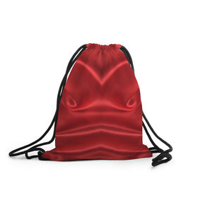 Рюкзак-мешок 3D с принтом Красный Шелк , 100% полиэстер | плотность ткани — 200 г/м2, размер — 35 х 45 см; лямки — толстые шнурки, застежка на шнуровке, без карманов и подкладки | шелк