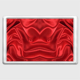 Магнит 45*70 с принтом Красный Шелк , Пластик | Размер: 78*52 мм; Размер печати: 70*45 | Тематика изображения на принте: шелк