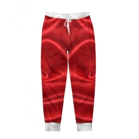 Мужские брюки 3D с принтом Красный Шелк , 100% полиэстер | манжеты по низу, эластичный пояс регулируется шнурком, по бокам два кармана без застежек, внутренняя часть кармана из мелкой сетки | шелк