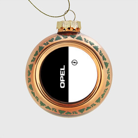 Стеклянный ёлочный шар с принтом Opel , Стекло | Диаметр: 80 мм | Тематика изображения на принте: opel | авто | автомобиль | машина | опель | тачка