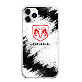 Чехол для iPhone 11 Pro Max матовый с принтом DODGE , Силикон |  | car | dodge |  auto | авто | додж | машина