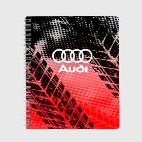 Тетрадь с принтом Audi sport auto motors , 100% бумага | 48 листов, плотность листов — 60 г/м2, плотность картонной обложки — 250 г/м2. Листы скреплены сбоку удобной пружинной спиралью. Уголки страниц и обложки скругленные. Цвет линий — светло-серый
 | Тематика изображения на принте: audi | auto | automobile | car | carbon | machine | motor | motor car | sport car | автомашина | ауди | бренд | легковой автомобиль | марка | спортивный автомобиль | тачка