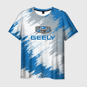 Мужская футболка 3D с принтом GEELY , 100% полиэфир | прямой крой, круглый вырез горловины, длина до линии бедер | auto | car | geely | race | авто | гонки | джили | краска | краски | марка | машина