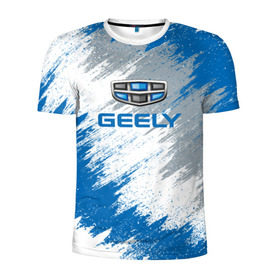 Мужская футболка 3D спортивная с принтом GEELY , 100% полиэстер с улучшенными характеристиками | приталенный силуэт, круглая горловина, широкие плечи, сужается к линии бедра | auto | car | geely | race | авто | гонки | джили | краска | краски | марка | машина
