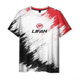 Мужская футболка 3D с принтом LIFAN , 100% полиэфир | прямой крой, круглый вырез горловины, длина до линии бедер | auto | car | lifan | race | авто | гонки | краска | краски | лифан | марка | машина