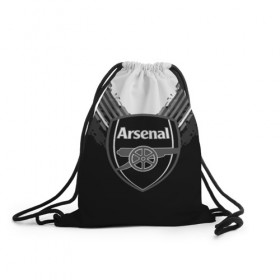 Рюкзак-мешок 3D с принтом Arsenal abstract original , 100% полиэстер | плотность ткани — 200 г/м2, размер — 35 х 45 см; лямки — толстые шнурки, застежка на шнуровке, без карманов и подкладки | football | soccer | арсенал