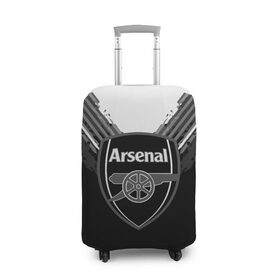 Чехол для чемодана 3D с принтом Arsenal abstract original , 86% полиэфир, 14% спандекс | двустороннее нанесение принта, прорези для ручек и колес | football | soccer | арсенал