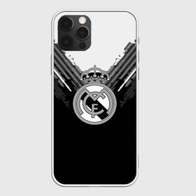 Чехол для iPhone 12 Pro Max с принтом Real Madrid abstract original , Силикон |  | Тематика изображения на принте: football | soccer | реал мадрид