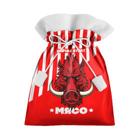 Подарочный 3D мешок с принтом Будет мясо , 100% полиэстер | Размер: 29*39 см | fcsm | football | sp | мясные | футбольный клуб